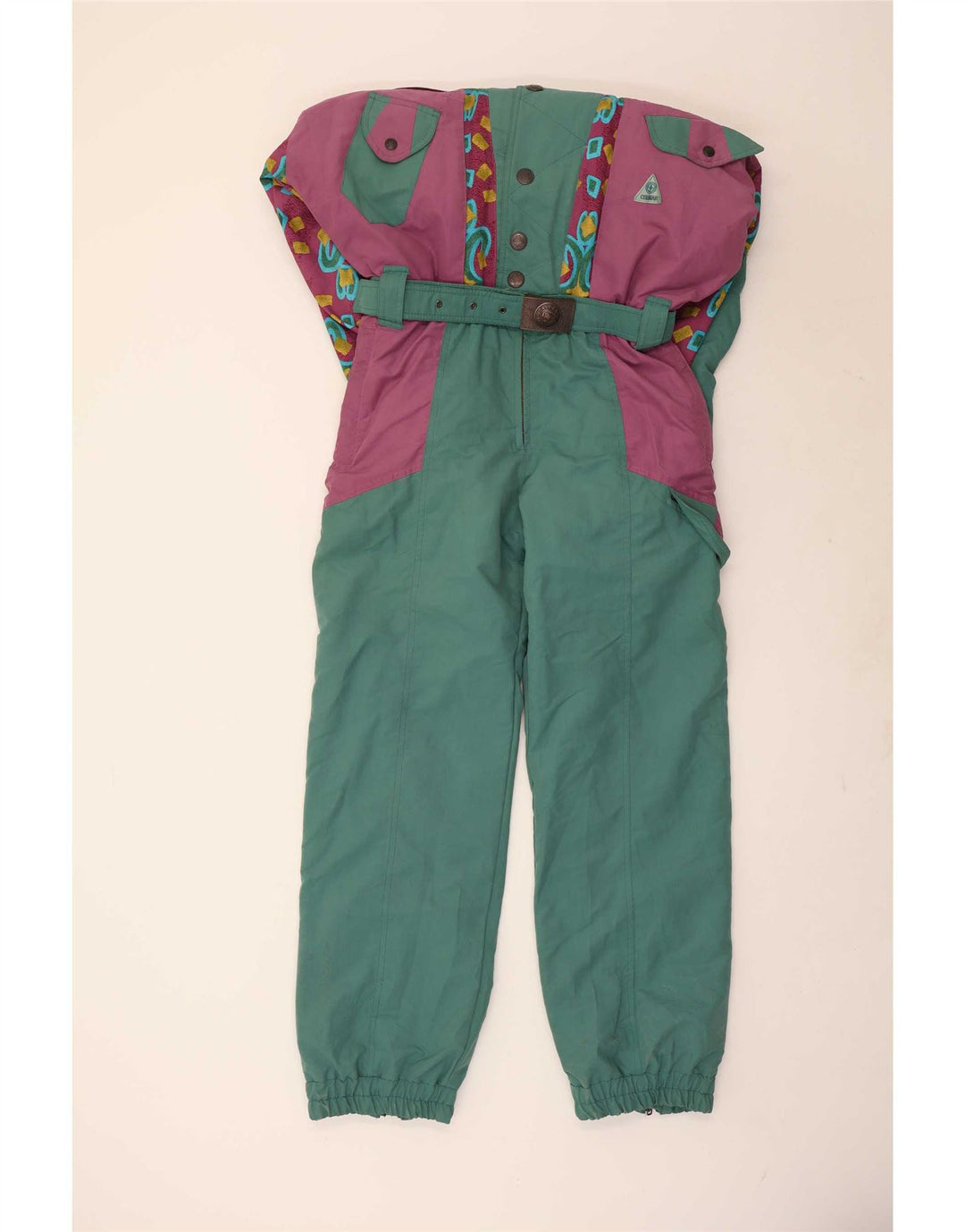 Tuta da sci da uomo Colmar IT 48 Medium Green Colourblock
