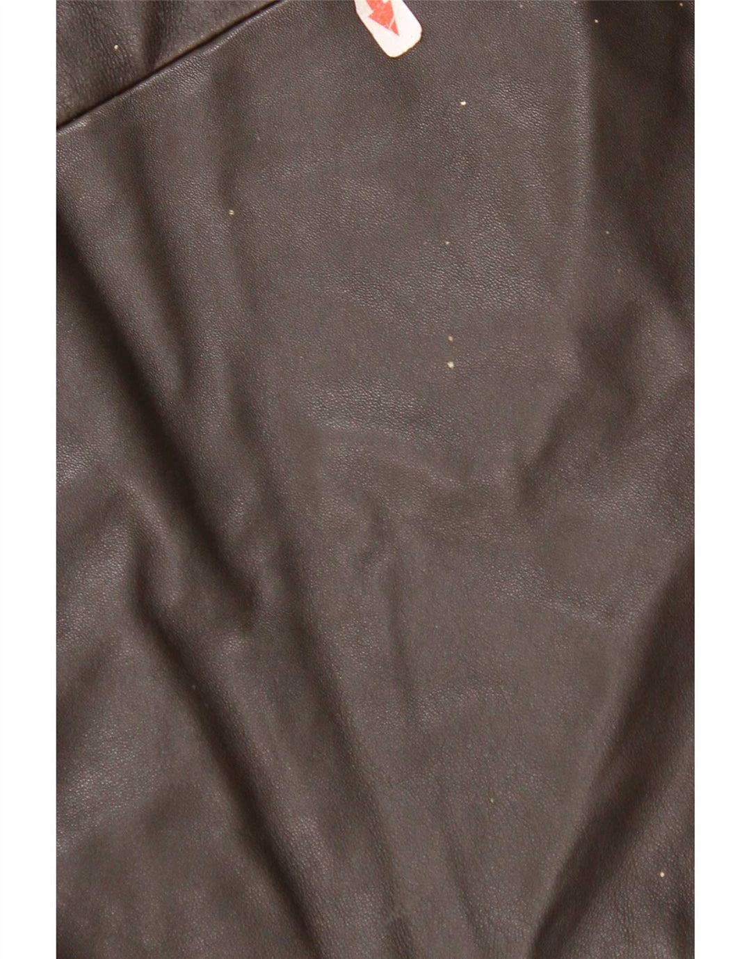Cappotto in pelle vestibilità ampia da donna Maddox EU 42 Large Marrone
