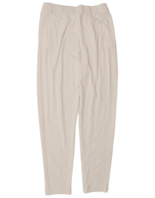 Pantaloni chino affusolati da donna Marks & Spencer UK 12 medi W30 L30 bianchi