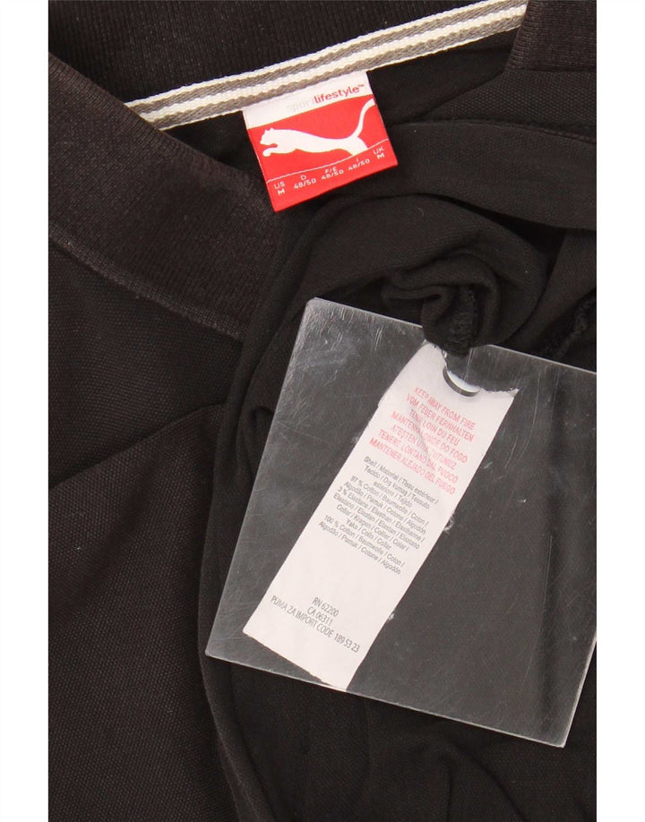 Polo da uomo Puma Medium Nero