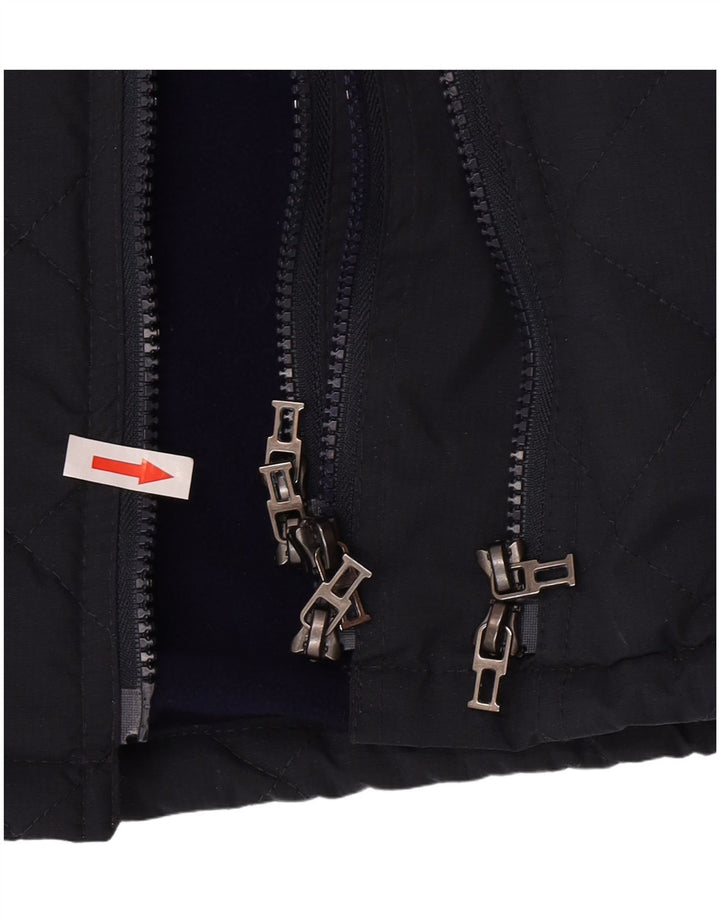 Giacca imbottita da uomo Superdry UK 38 nylon blu navy medio