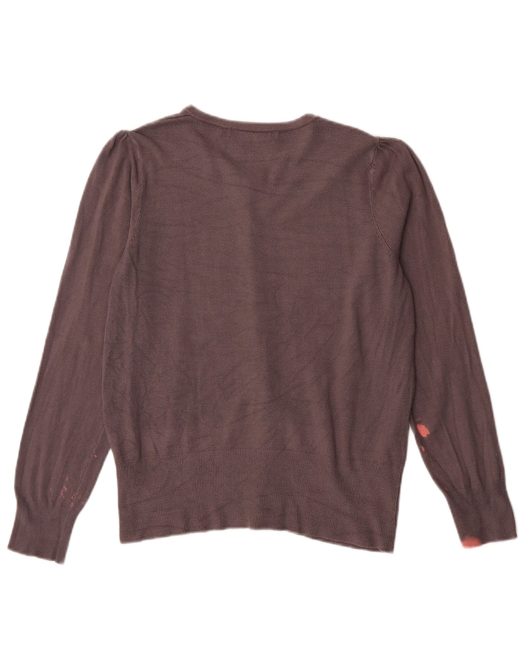 Maglione cardigan da donna Marks & Spencer UK 12 Viscosa grigio medio
