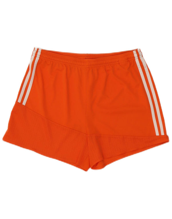 Pantaloncini sportivi Adidas Climacool da donna UK 12/14 Poliestere arancione medio