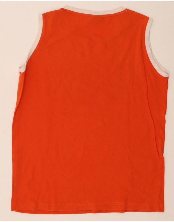 Canotta grafica Champion da ragazzo, 13-14 anni, XL, cotone color block arancione