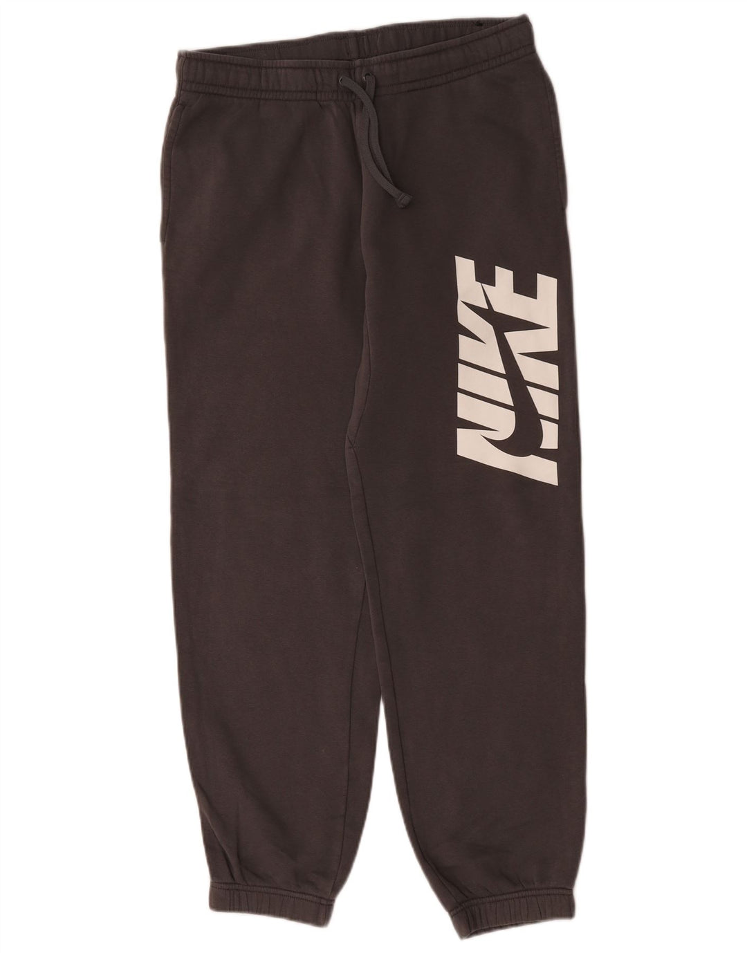 Pantaloni da tuta con grafica Nike da uomo, pantaloni da jogging, cotone grigio medio