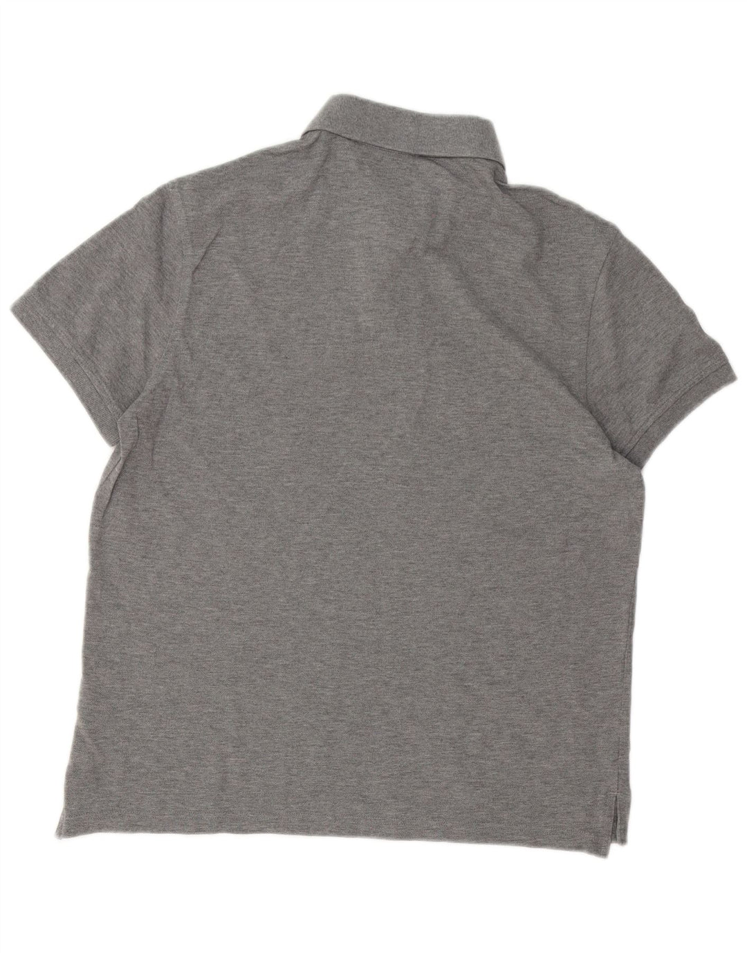 Polo da uomo Tommy Hilfiger in cotone grigio medio