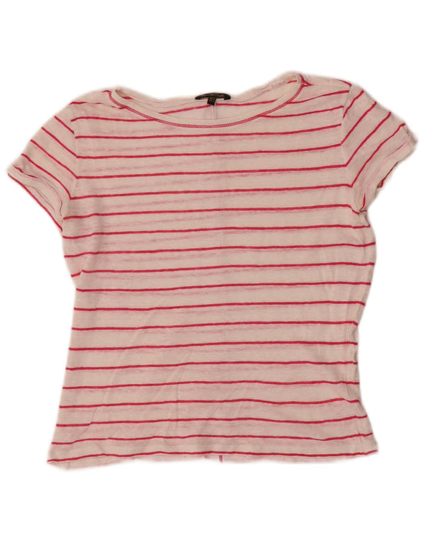 T-shirt da donna Massimo Dutti UK 6 XS a righe bianche