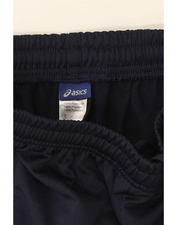 Pantaloni da tuta da uomo Asics Joggers piccoli in poliestere blu navy