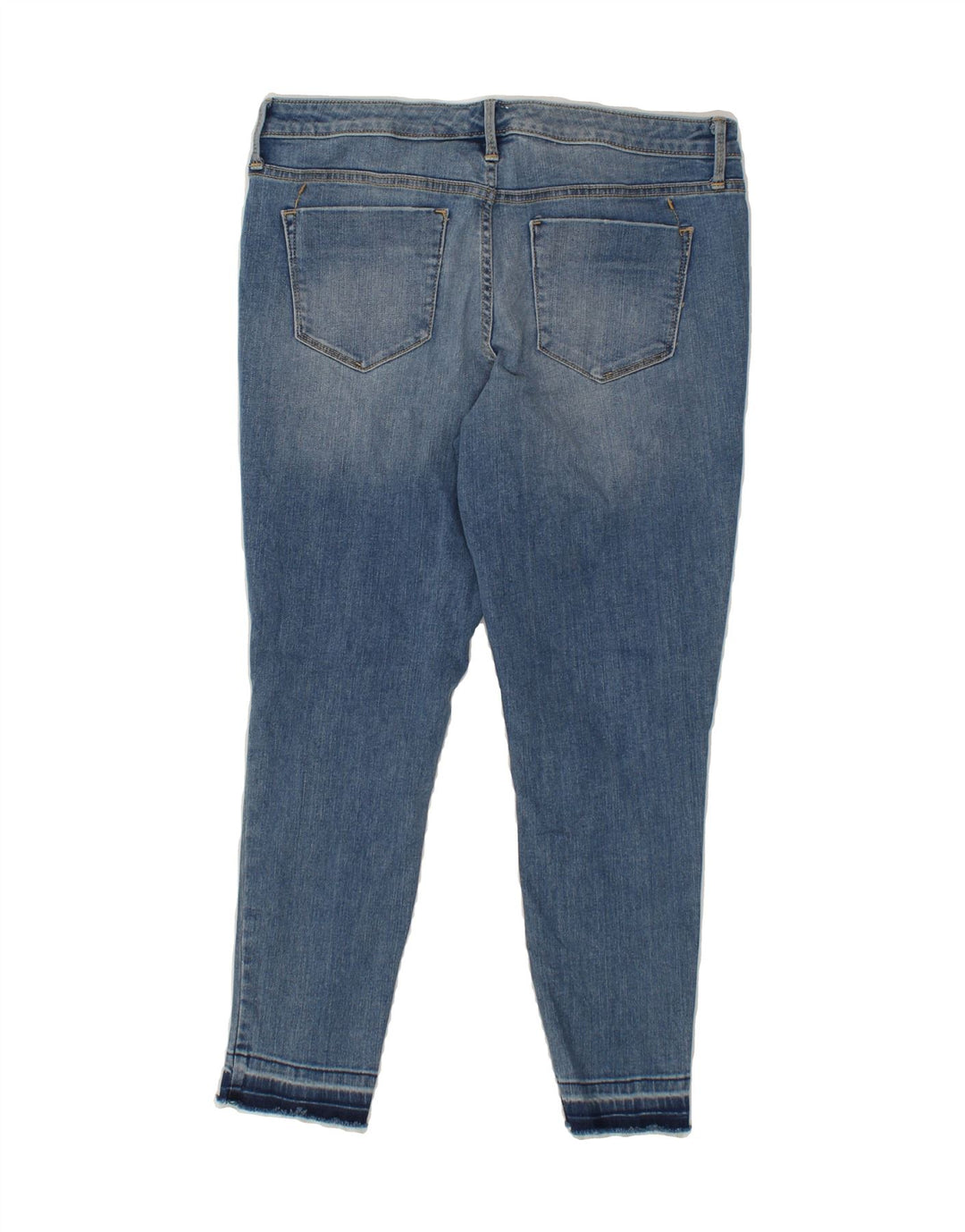 MOSSIMO Womens Mid Rise Jegging Cropped Jeans US 12 Large W31 L25 Blue Vintage Mossimo and Second-Hand Mossimo from Messina Hembry 
