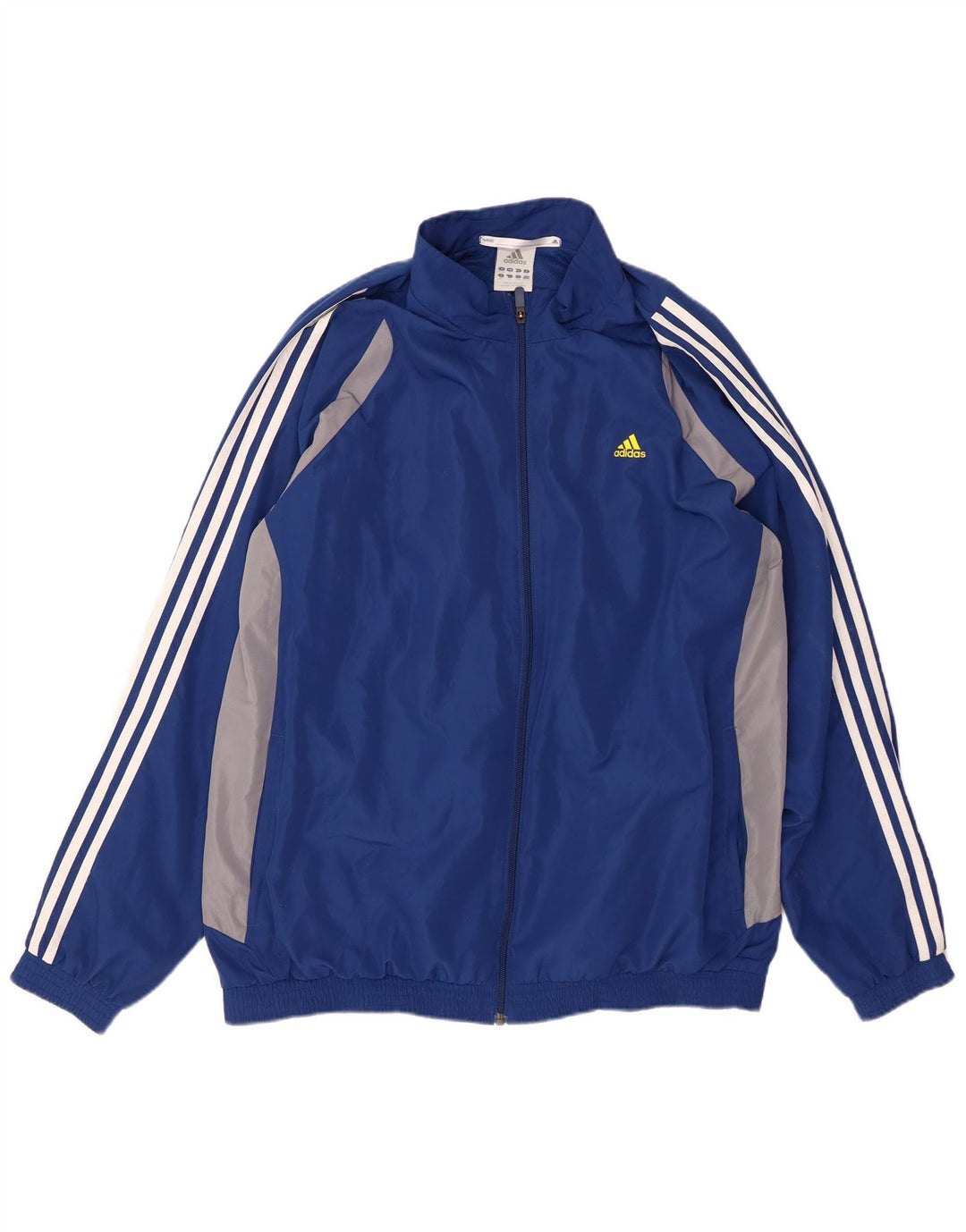 Giacca da tuta da uomo ADIDAS Climalite UK 48/50 XL Blu Colourblock