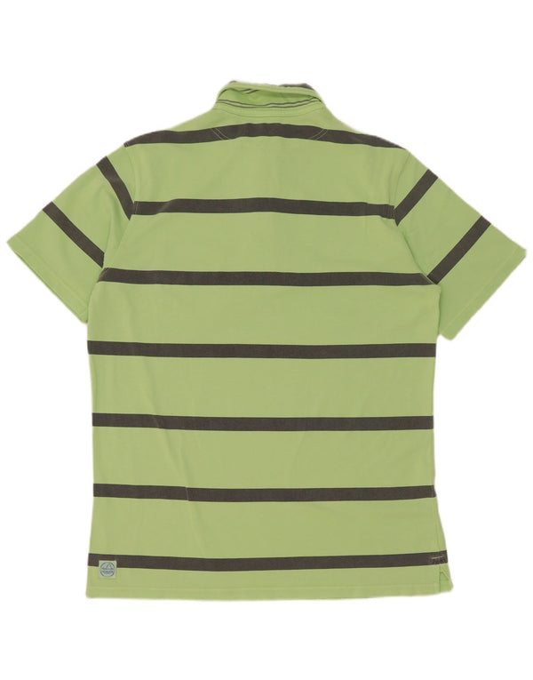 Polo da uomo Murphy & Nye XL in cotone a righe verdi