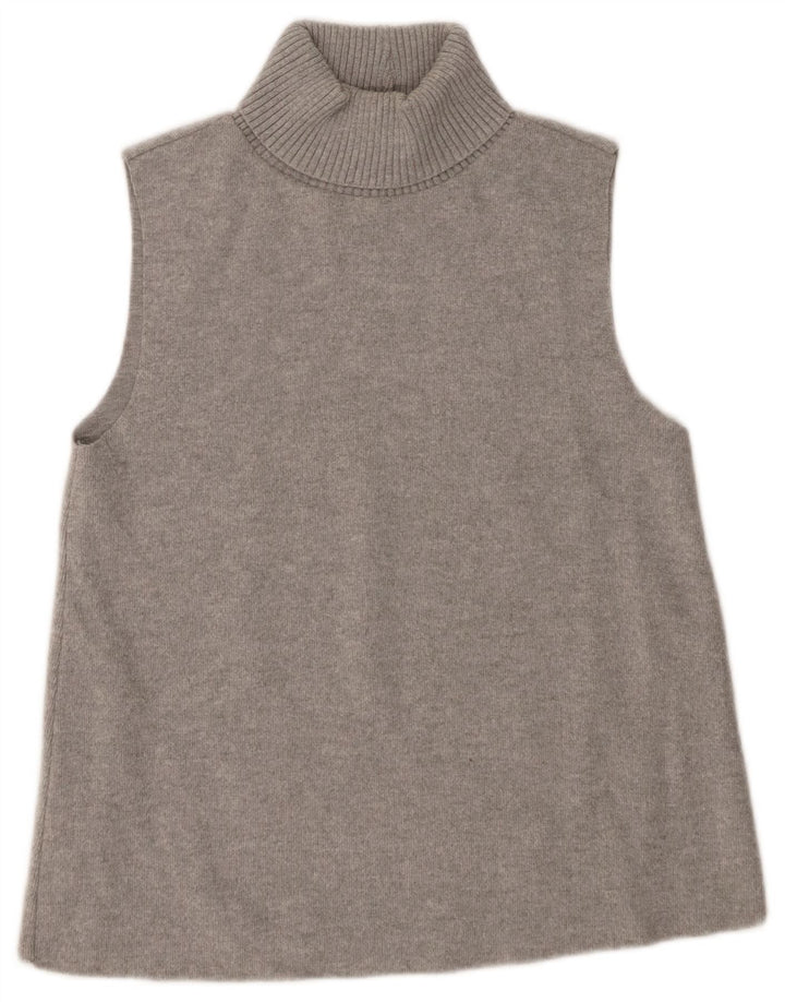 Canotta Zara da donna con collo alto e canottiera UK 12 Grigio medio