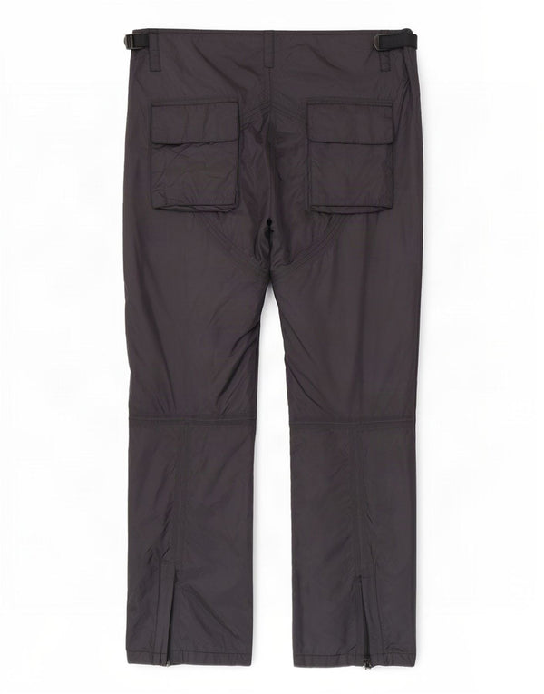 Pantaloni da sci cargo Kappa da donna UK 20 2XL Nero Poliammide