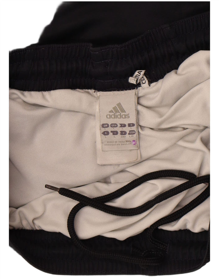 Pantaloncini sportivi Adidas Climacool da uomo grandi in poliestere color block nero