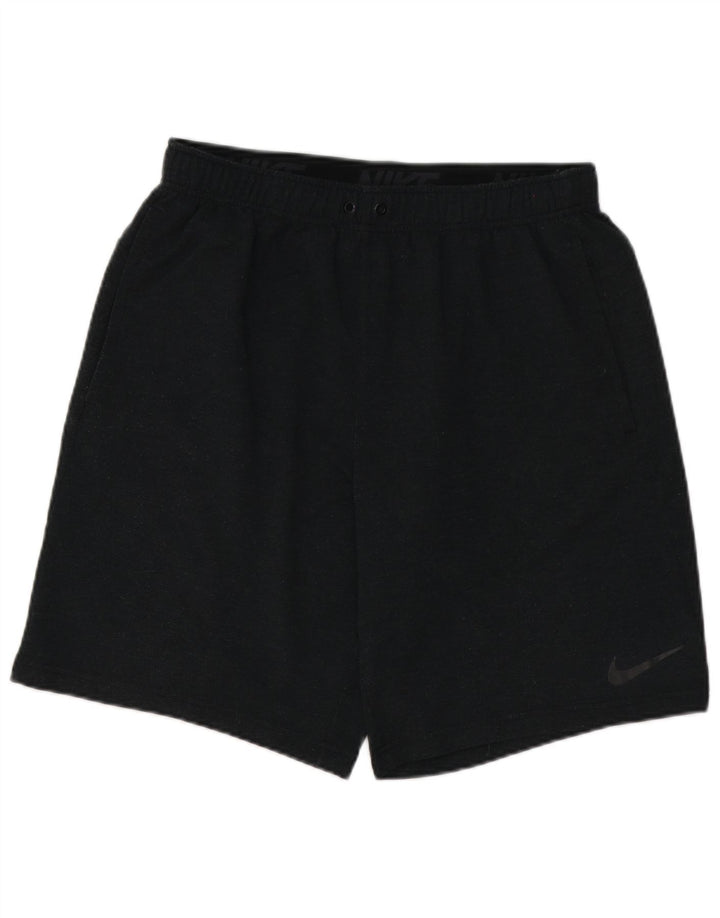 Pantaloncini sportivi Nike Dri Fit da uomo, grandi, in poliestere chiazzato grigio