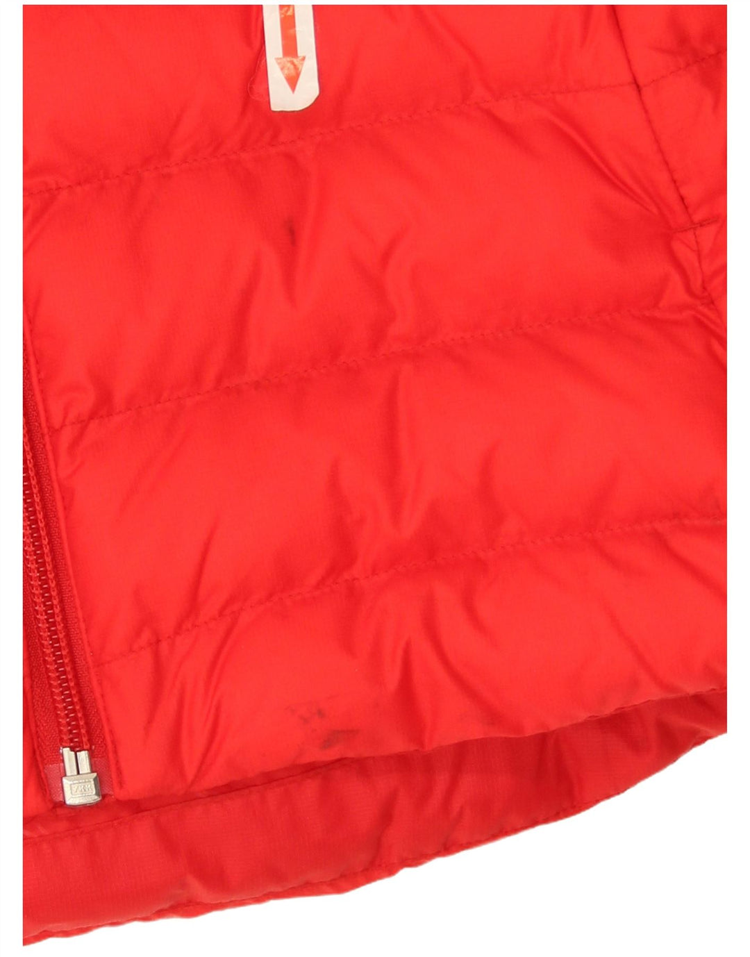 Giacca imbottita con cappuccio da donna Adidas UK 8 Small rossa in poliammide