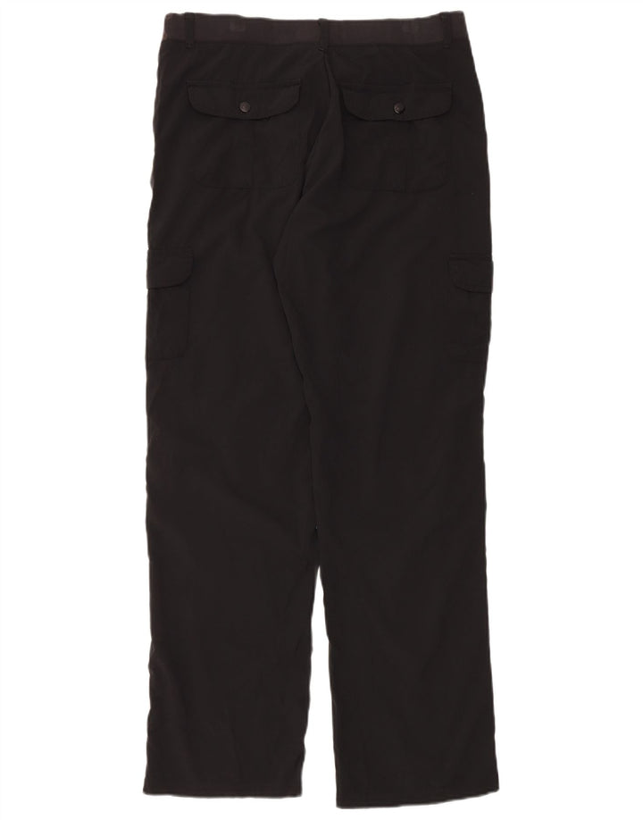 Pantaloni cargo Lee da donna dalla vestibilità rilassata US 8 Medium W32 L32 Poliestere nero