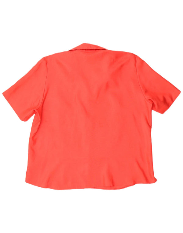 Camicetta da donna a maniche corte Gerry Weber UK 20 2XL poliestere rosso