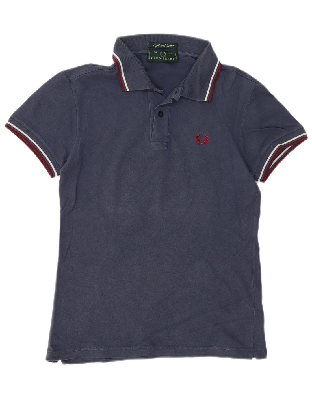 Polo da uomo FRED PERRY piccola in cotone blu navy