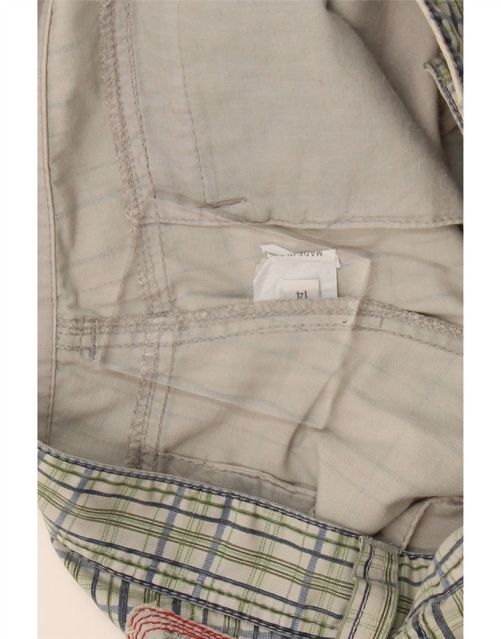 Pantaloncini chino da donna Guess UK 14 Large W32 a quadri multicolore