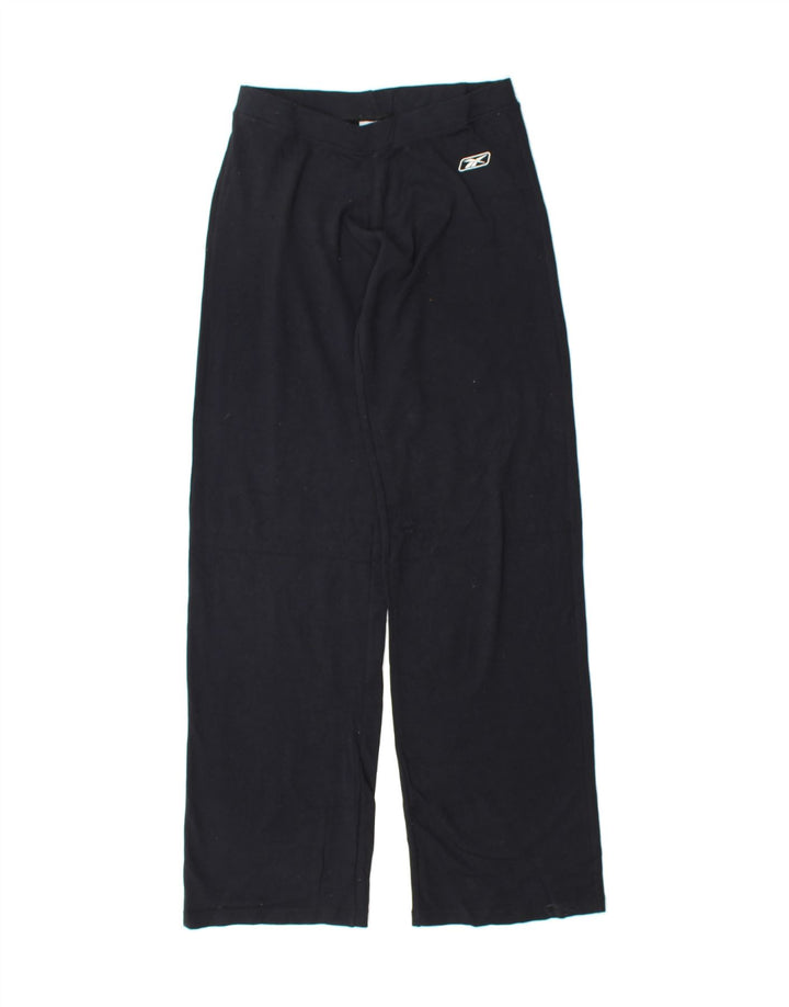 REEBOK Womens Tracksuit Trousers UK 12 Medium Black Polyamide Vintage Reebok and Second-Hand Reebok from Messina Hembry 