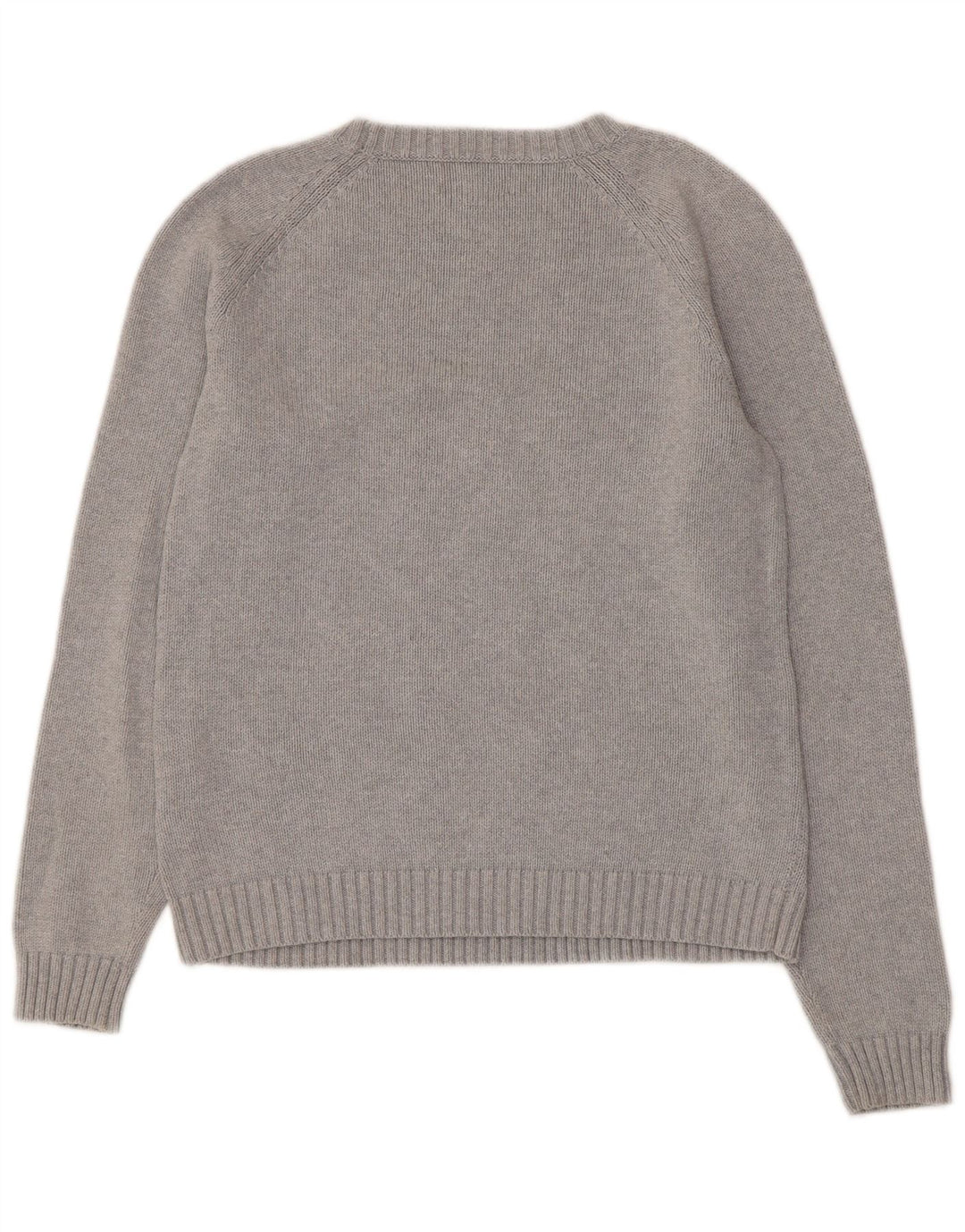 Maglione con scollo a barca Drifter da donna Lands End UK 10/12 Grigio medio