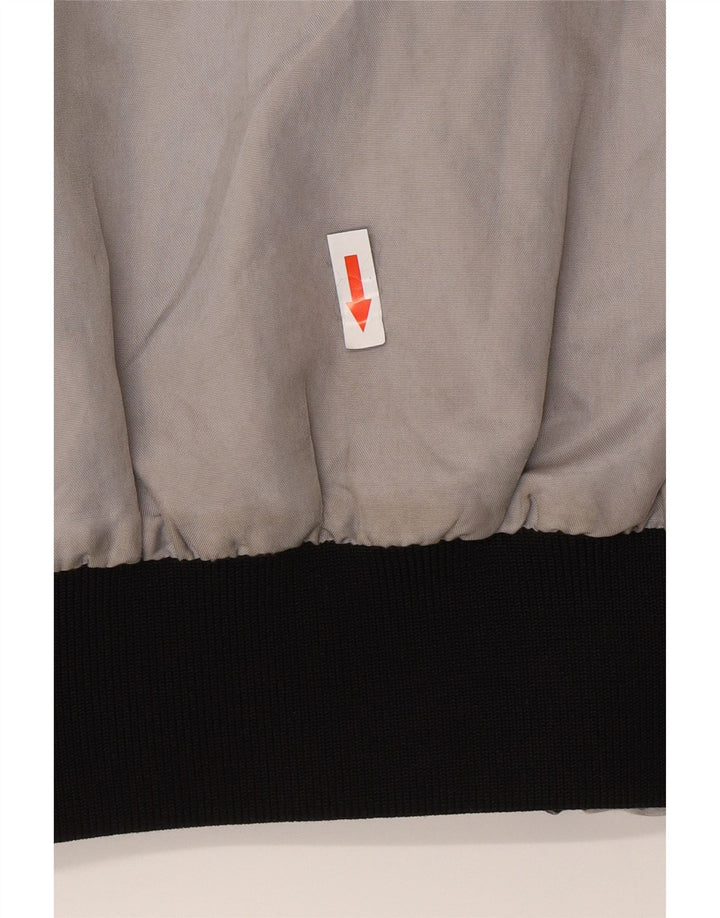 Giacca antipioggia bomber da donna Refrigiwear UK 14 Blocco colore grigio medio