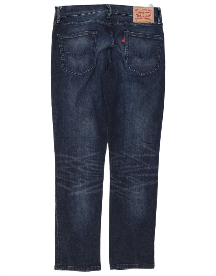 Levi's Uomo 511 Jeans slim affusolati W34 L32 Cotone blu navy
