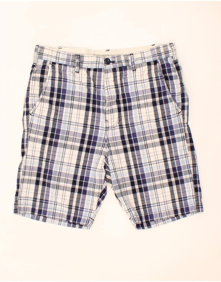 LEE Mens Chino Shorts W32 Medium Purple Check Cotton Vintage Lee and Second-Hand Lee from Messina Hembry 