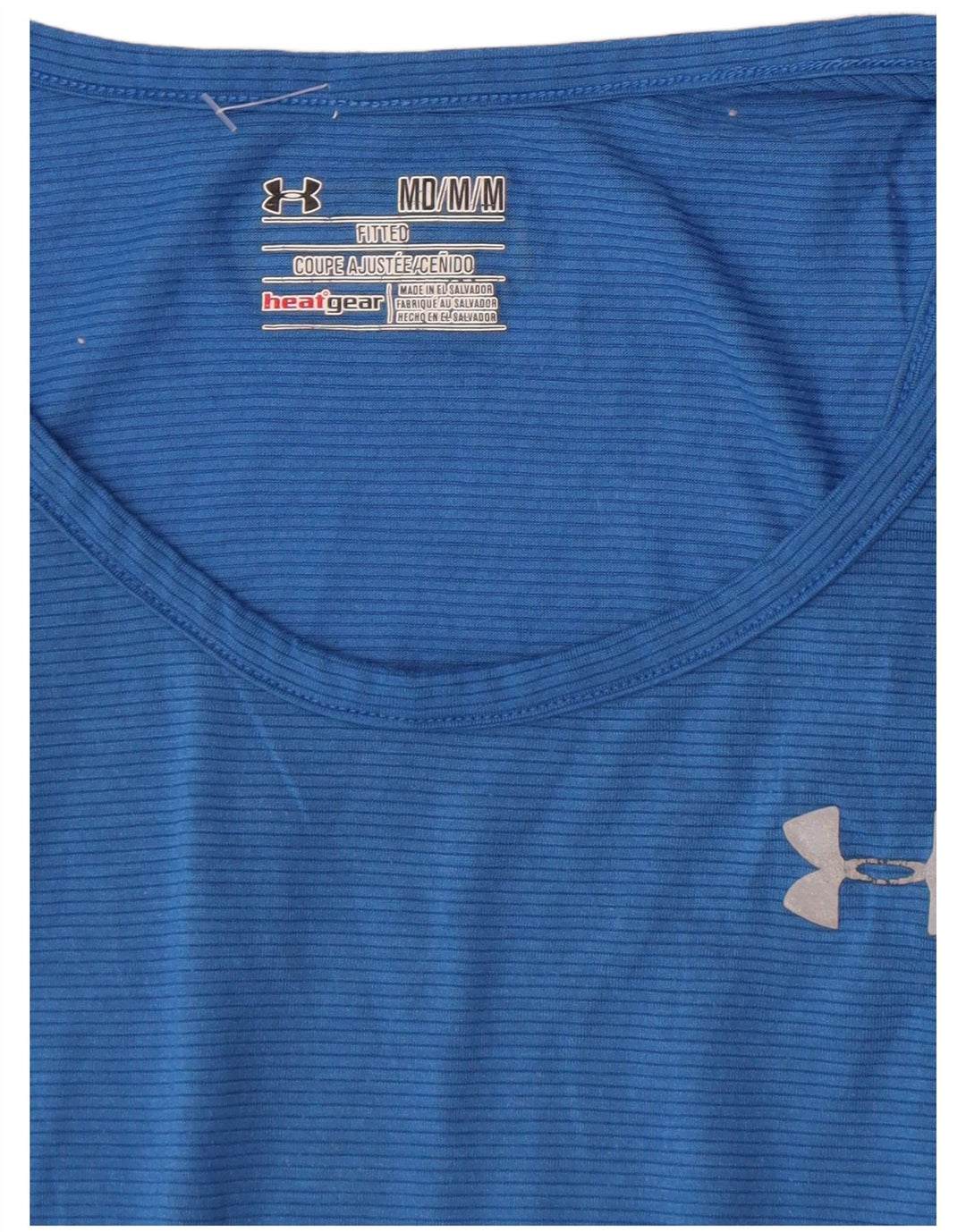 Canottiera Under Armour da uomo Heat Gear, blu medio gessato