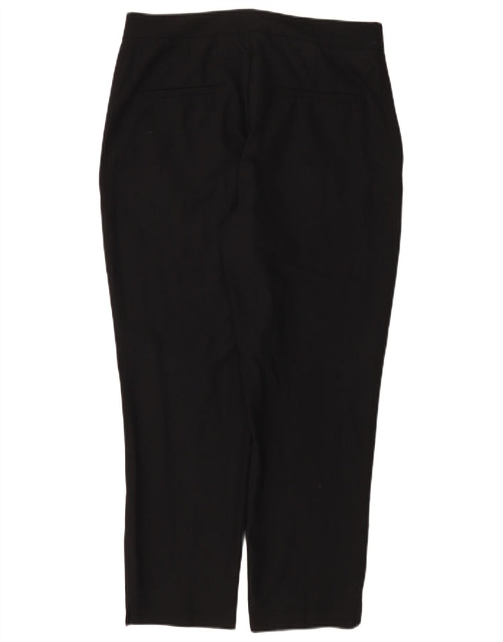 Pantaloni corti slim da donna Zara US 8 medi W30 L25 poliestere nero
