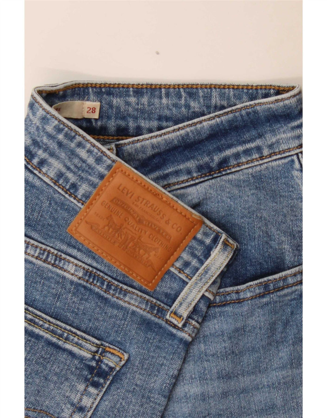 Jeans svasati da donna Levi's W28 L30 Blu