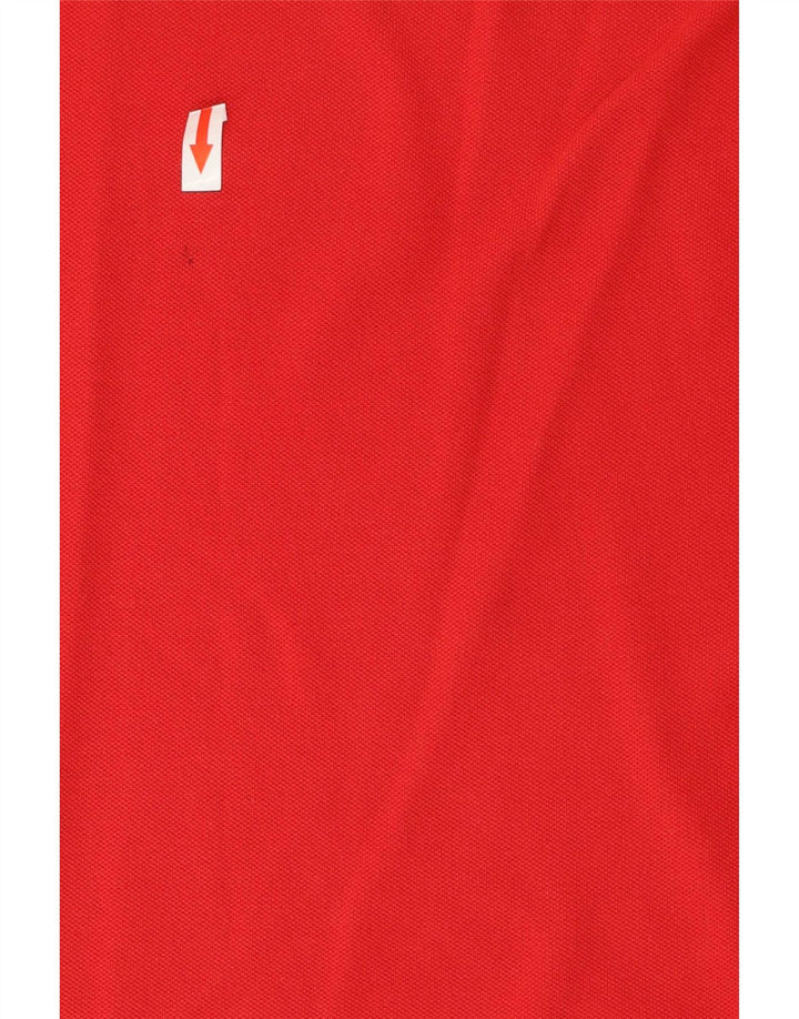 Polo da uomo Puma in cotone rosso medio