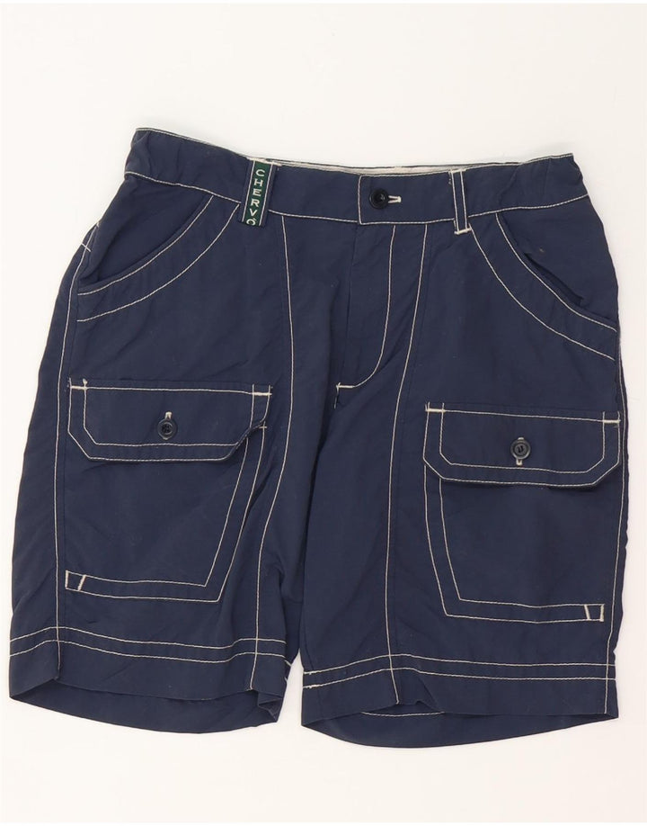 Pantaloncini cargo da ragazzo CHERVO 11-12 anni Large W26 blu navy in poliammide