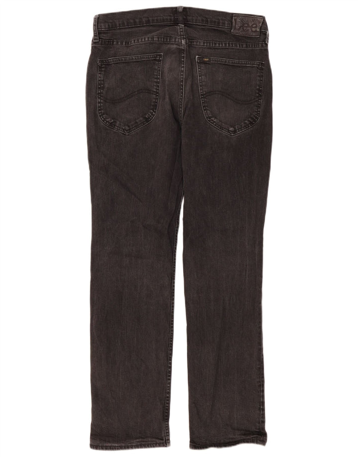 Jeans dritti Lee Blake da uomo W33 L30 cotone grigio