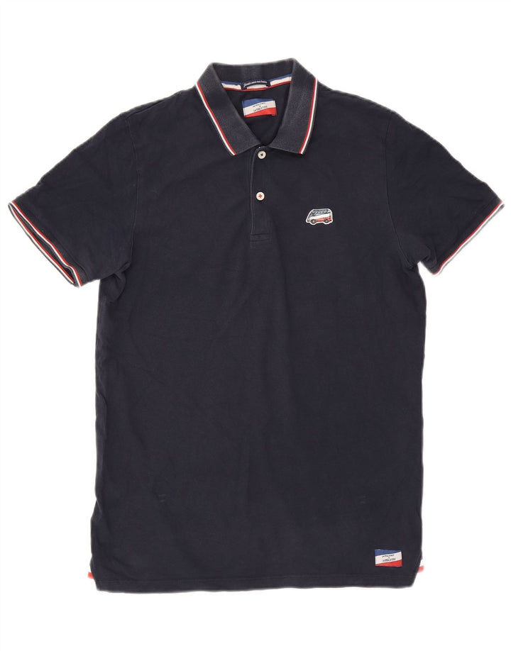 Polo da uomo Jack & Jones grande blu navy