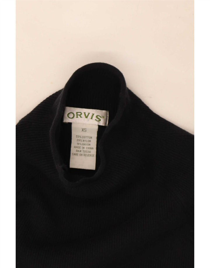 Top da donna a maniche lunghe Orvis UK 6 XS cotone nero