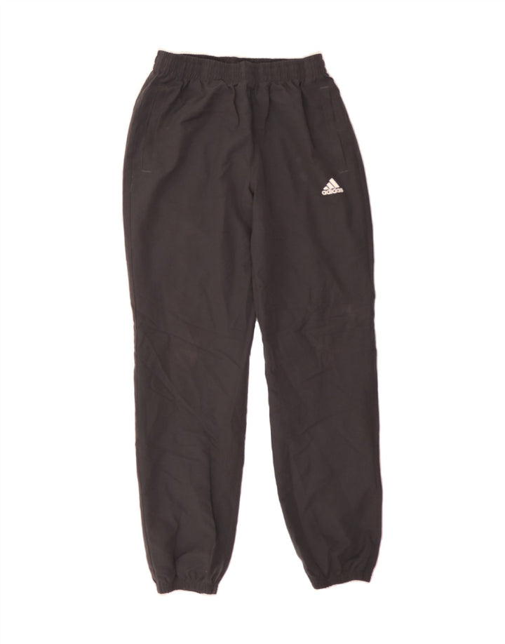 ADIDAS Boys Tracksuit Trousers Joggers 13-14 Years Grey Polyester Vintage Adidas and Second-Hand Adidas from Messina Hembry 