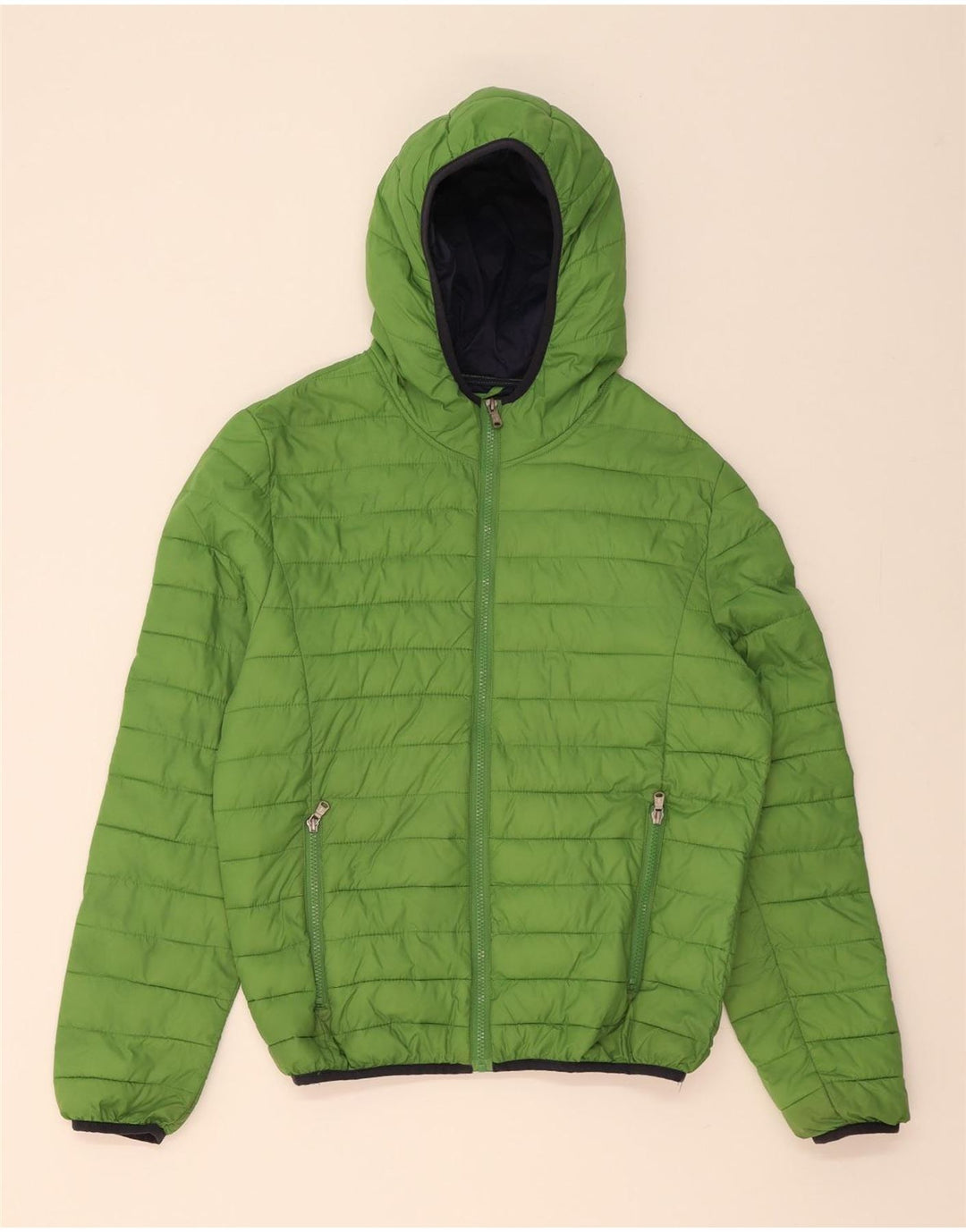 Giacca imbottita con cappuccio da uomo Champion UK 38 Poliammide verde medio