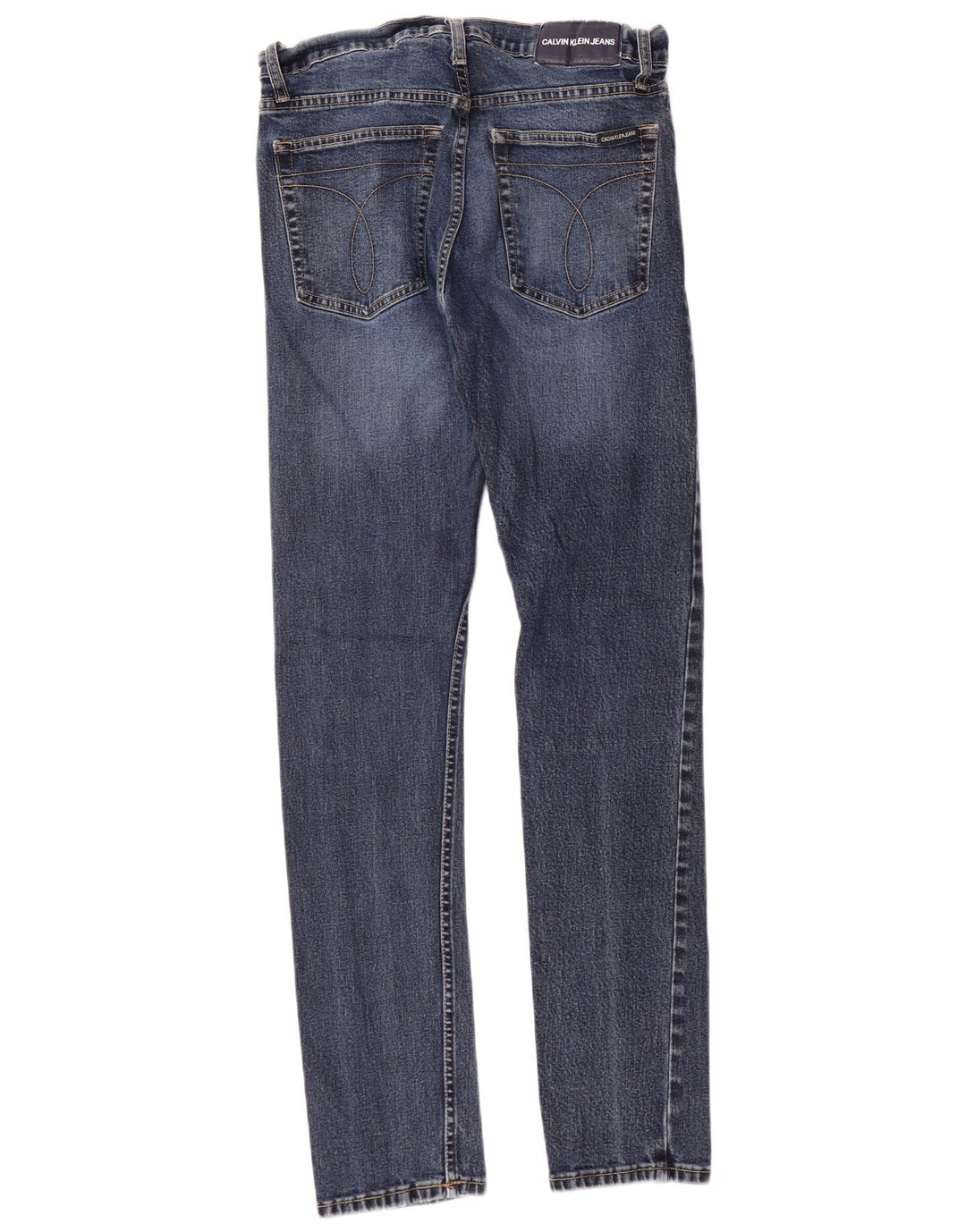 CALVIN KLEIN Jeans slim da uomo W30 L32 Blu Cotone