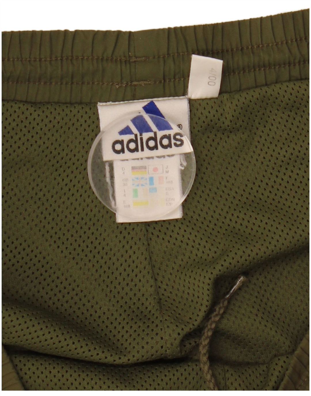 Pantaloni da tuta da uomo Adidas XL poliestere kaki