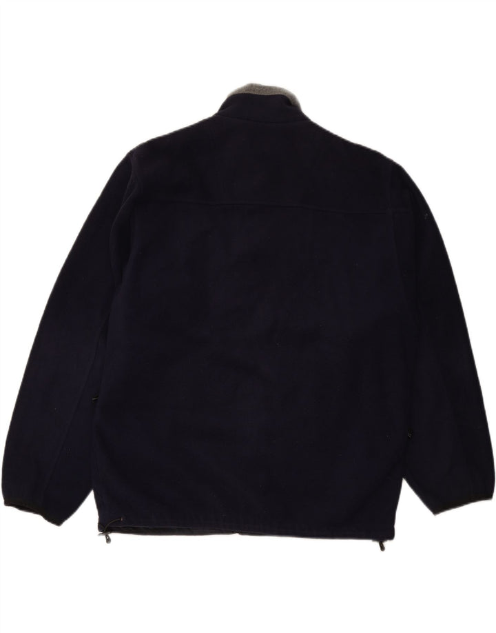 Giacca in pile da uomo SCHOTT UK 40 Large in poliestere blu navy