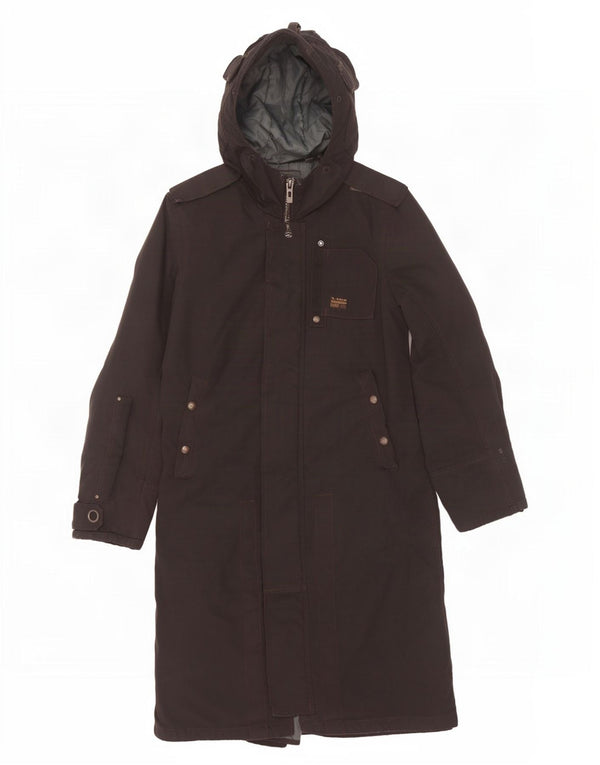 Cappotto imbottito con cappuccio G-Star da uomo 3301 UK 40 grande nylon nero