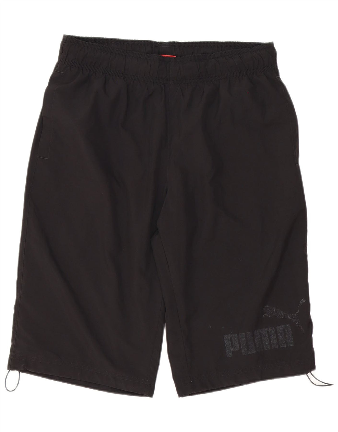 Pantaloncini sportivi grafici da uomo Puma grandi in poliestere nero