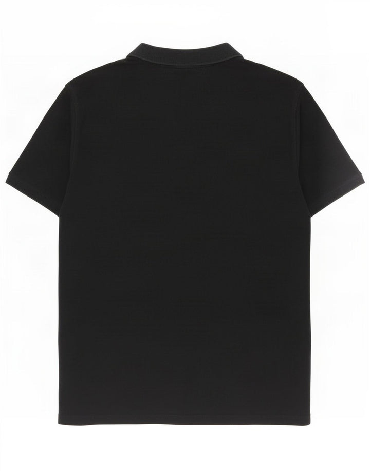 Polo Puma da uomo Ferrari in cotone nero medio