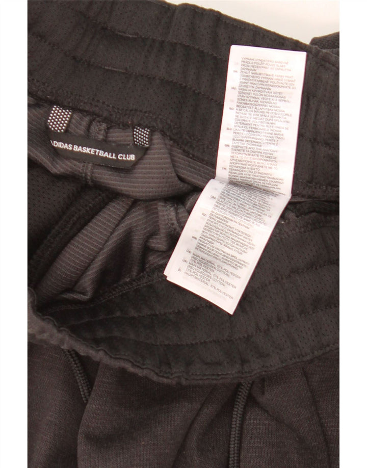 Pantaloni da tuta da uomo Adidas Climalite Joggers medio poliestere nero