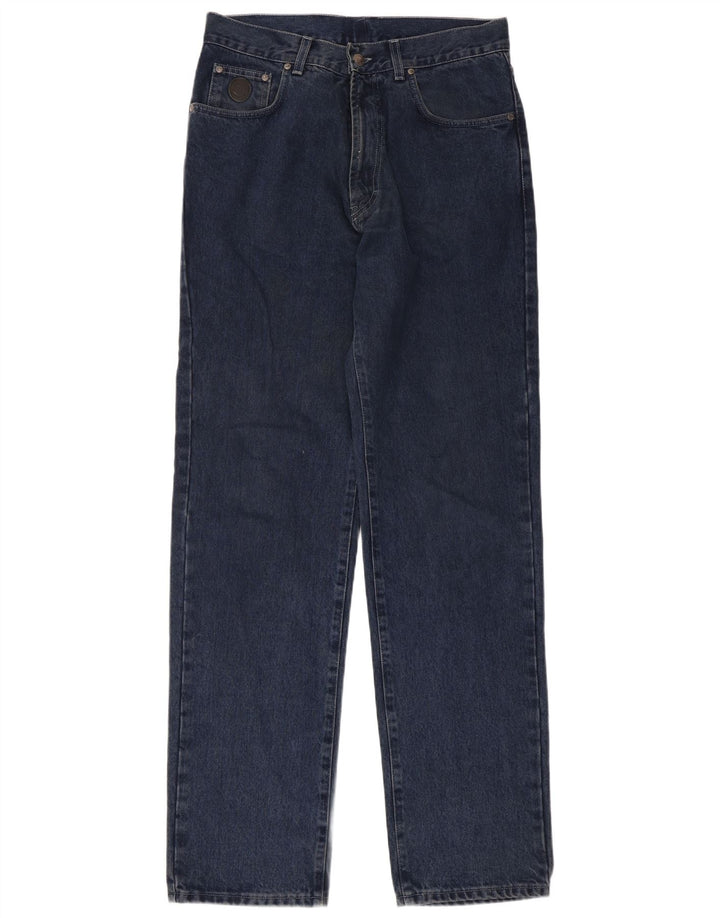 Jeans Straight Uomo Trussardi W34 L32 Blu Navy Cotone