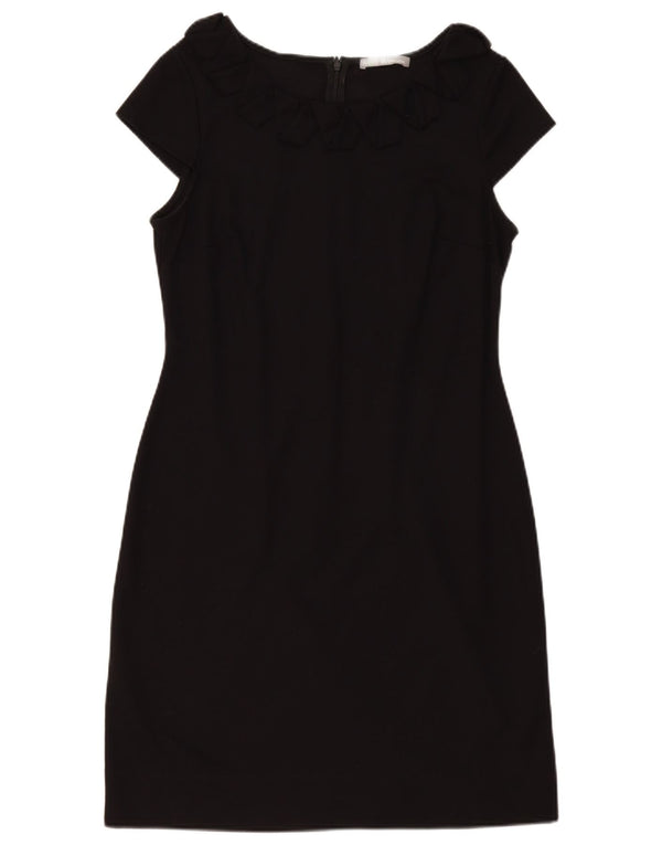 Abito tubino da donna Marks & Spencer UK 14 grande poliestere nero