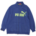 Giacca da ginnastica grafica da uomo Puma 2XL cotone blu