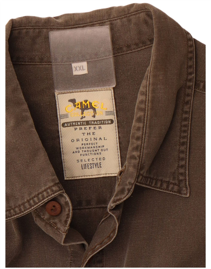 Camicia da uomo CAMEL ACTIVE 2XL Marrone